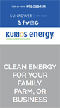 Mobile Screenshot of kuriosenergy.com